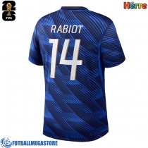 Fotballdrakt Herre Frankrike Adrien Rabiot #14 Hjemmedrakt VM 2026 Kortermet